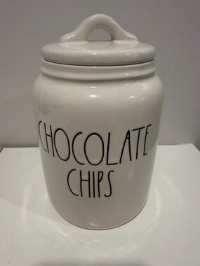Rae Dunn Baby Canister CHOCOLATE CHIPS - Artisan Collection by Magenta - 7 inch